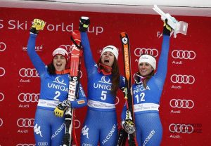 Triplete italiano en el descenso femenino de Bad Kleinkirchheim (Austria)