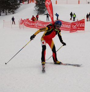 Robert Antonioli y Laetitia Roux ganan la Vertical Race en los Campeonatos de Europa de esquí de montaña Font Blanca en Vallnord