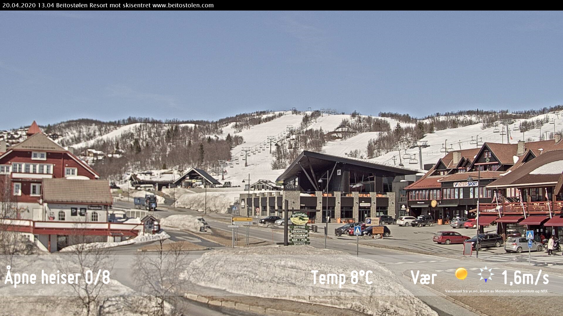 Webcam de la Estación de Esquí de Aurdal