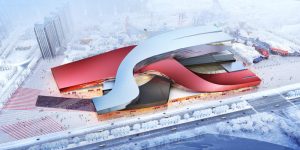 China construye la pista de esquí cubierta más grande del mundo