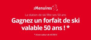 Les Menuires sortea un forfait para 50 ans