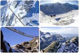 Nuevo puente colgante en Glacier 3000