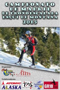 III Cronoescalada de esquí, primera prueba del Circuito oficial de esquí de montaña madrileño 2015.