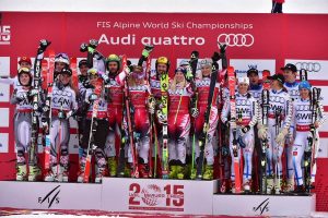 Austria se impone en la prueba por equipos de los mundiales de esquí Alpino