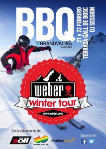 Este fin de semana Barbacoa y música en Grandvalira con Weber y los 40 Principales