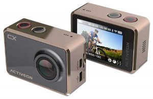 ACTIVEON presenta la cámara de acción full HD CX Gold, con un diseño sofisticado y prestaciones avanzadas