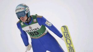 Hayböck gana en el Trampolín de Lahti (Finlandia)