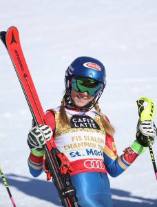 Mikaela Shiffrin demuestra que es la mejor en Slalom en los Mundiales de St. Moritz