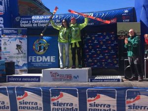 Manuel Picón y Rocío Monteoliva Campeones de la Copa de España GP Rise Up Millet