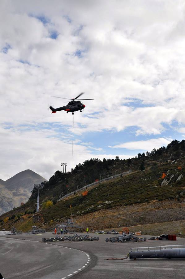 Avanzan a buen ritmo las obras del Telecabina Tristaina de Ordino Arcalís, Andorra Avanzan a buen ritmo las obras del Telecabina Tristaina de Ordino Arcalís, Andorra