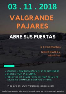 Valgrande-Pajares abrirá mañana Sábado