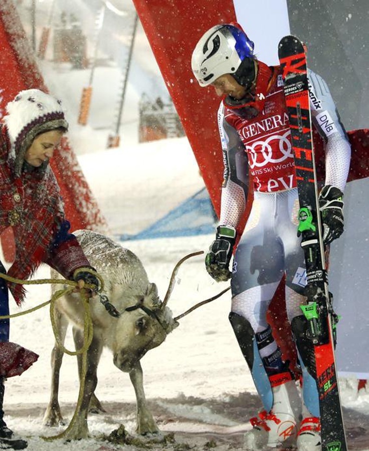 Kristoffersen se impone en el Slalom de Levi Kristoffersen se impone en el Slalom de Levi