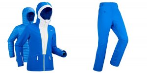 Nuevos pantalones y chaquetas Wed’ze 980 H Bleu para Mujer