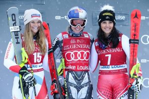 Ledecka gana el descenso de Lake Louise