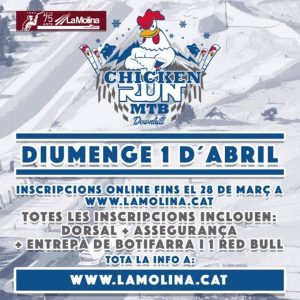 Vuelve la Chiken Run, la carrera de bicicletas sobre nieve de La Molina