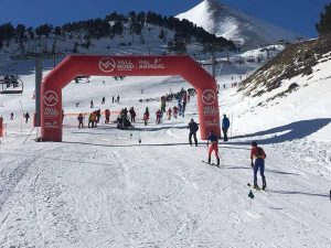Marta Riba i Pere Rullan, vencen la vertical de la Font Blanca, puntuable para la Copa de Andorra de esquí de montaña