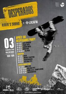 Desperados Rider´s Sound, el Festival de la Nieve en Valdesqui