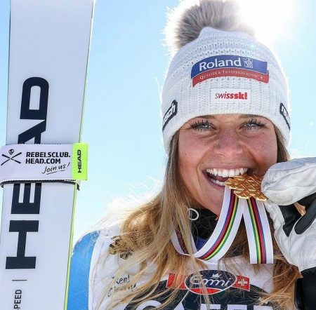 Corinne Suter se proclama campeona del mundo de descenso
