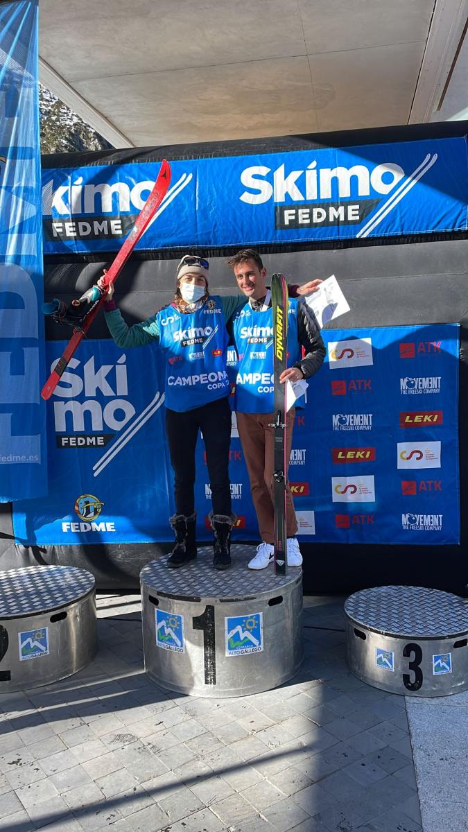 Ana Alonso y Pau Coll se coronan campeones de la Copa de España de Esquí de Montaña