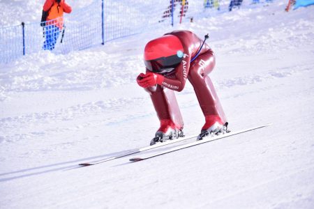 Ivan Origone -157,22 km/h- y Valentina Greggio -154,96 km/h- se impusieron en la primera carrera de las finales de la Copa de la Mundo de esquí de velocidad de Grandvalira.
