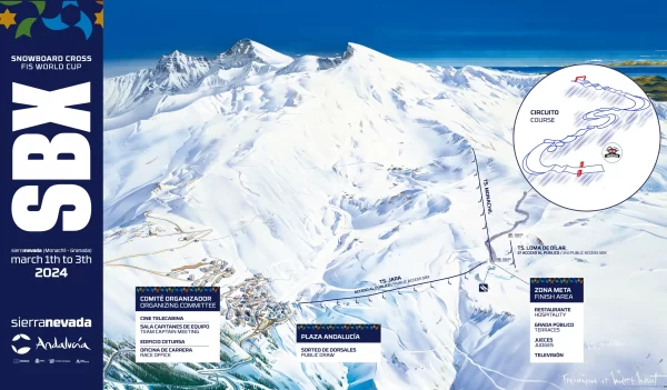 Sierra Nevada pone a la venta las entradas para la Copa del Mundo de Snowboard Cross 2024