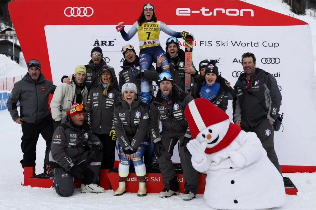 Brignone gana el Gigante de Are