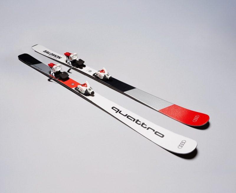 Audi y Salomon lanzan una edición limitada de esquís inspirados en el icónico Audi quattro