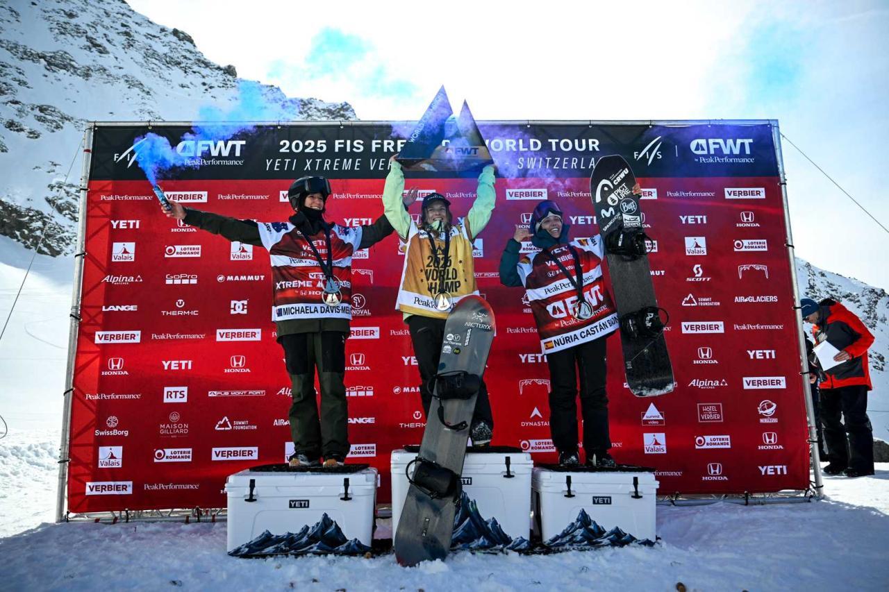 Verbier coronó a los campeones del Freeride World Tour 2025 Verbier coronó a los campeones del Freeride World Tour 2025