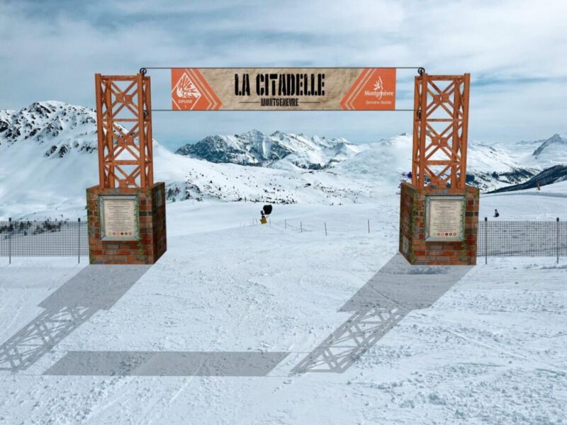 La nueva pista de esquí «La Ciudadela» en Montgenèvre