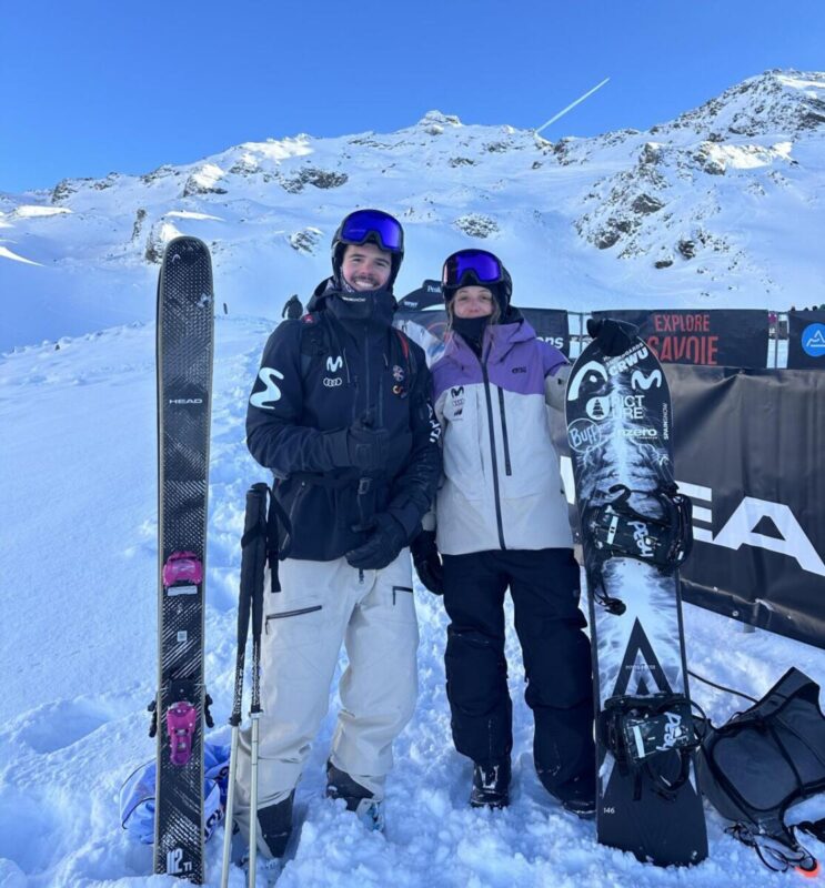 Buenas actuaciones de Núria Castán y Abel Moga en Val Thorens Buenas actuaciones de Núria Castán y Abel Moga en Val Thorens