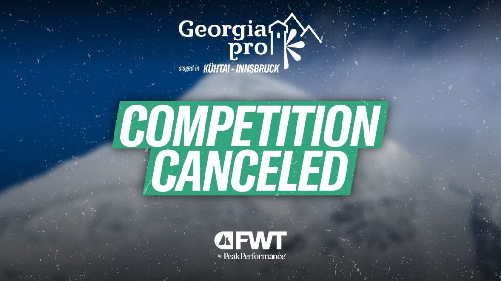 El Freeride World Tour suspende la prueba de Kühtai