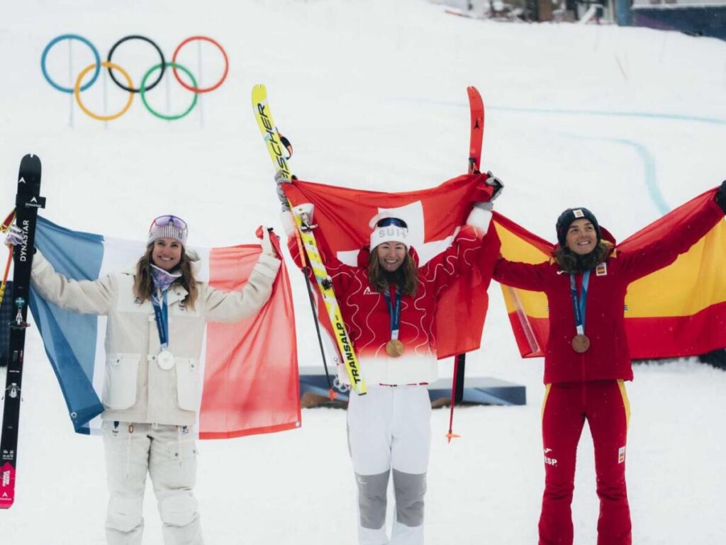 Marianne Fatton oro olímpica de esquí de montaña. Ana Alonso merecido Bronce