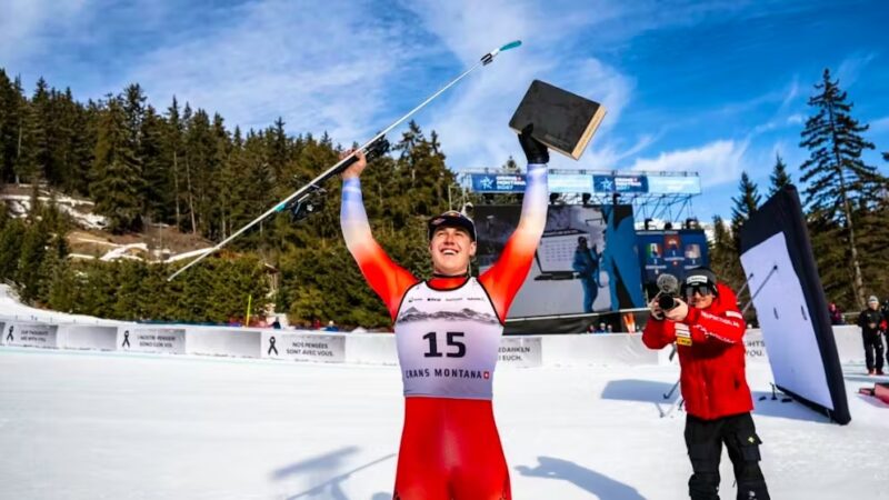 Victoria de Franjo von Allmen en Crans-Montana