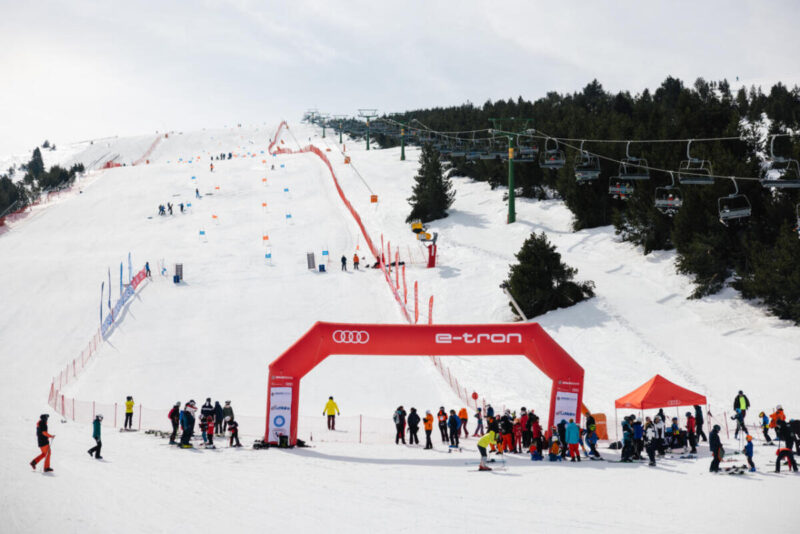 200 deportistas en el 28º Pista! Pista! de la Audi quattro Cup en La Molina