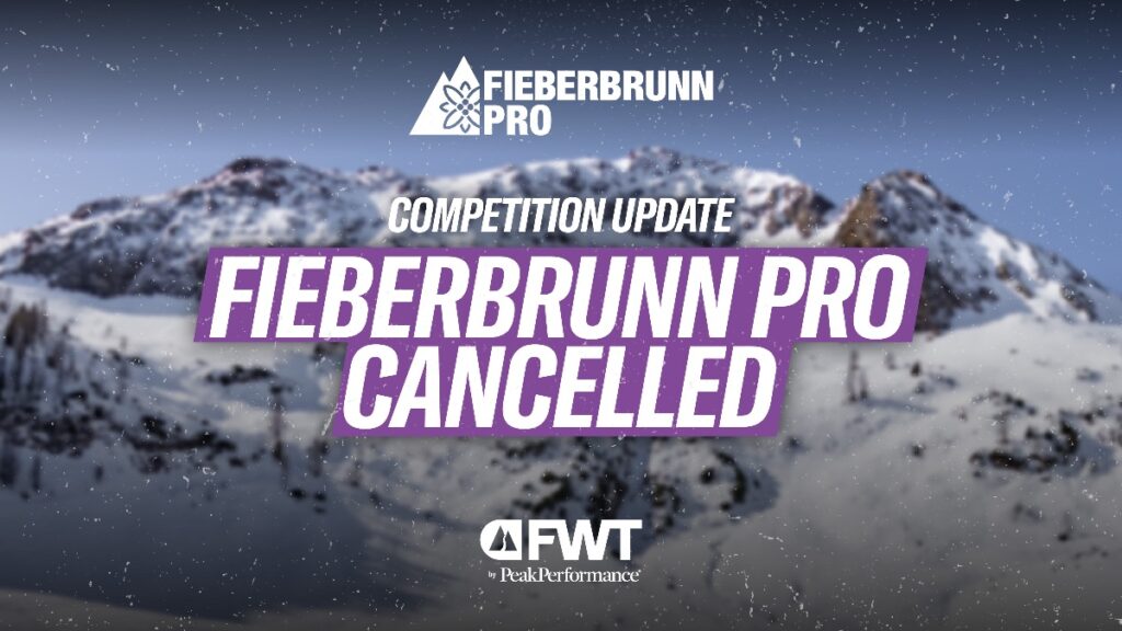 No se disputará el Fieberbrunn Pro del Freeride World Tour