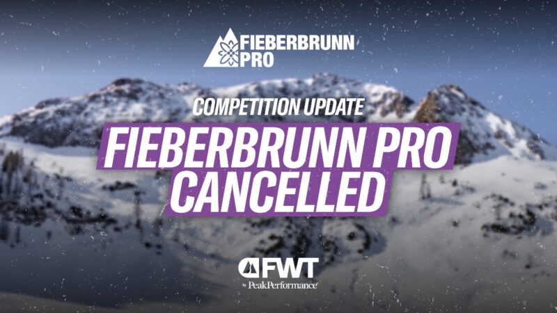 No se disputará el Fieberbrunn Pro del Freeride World Tour