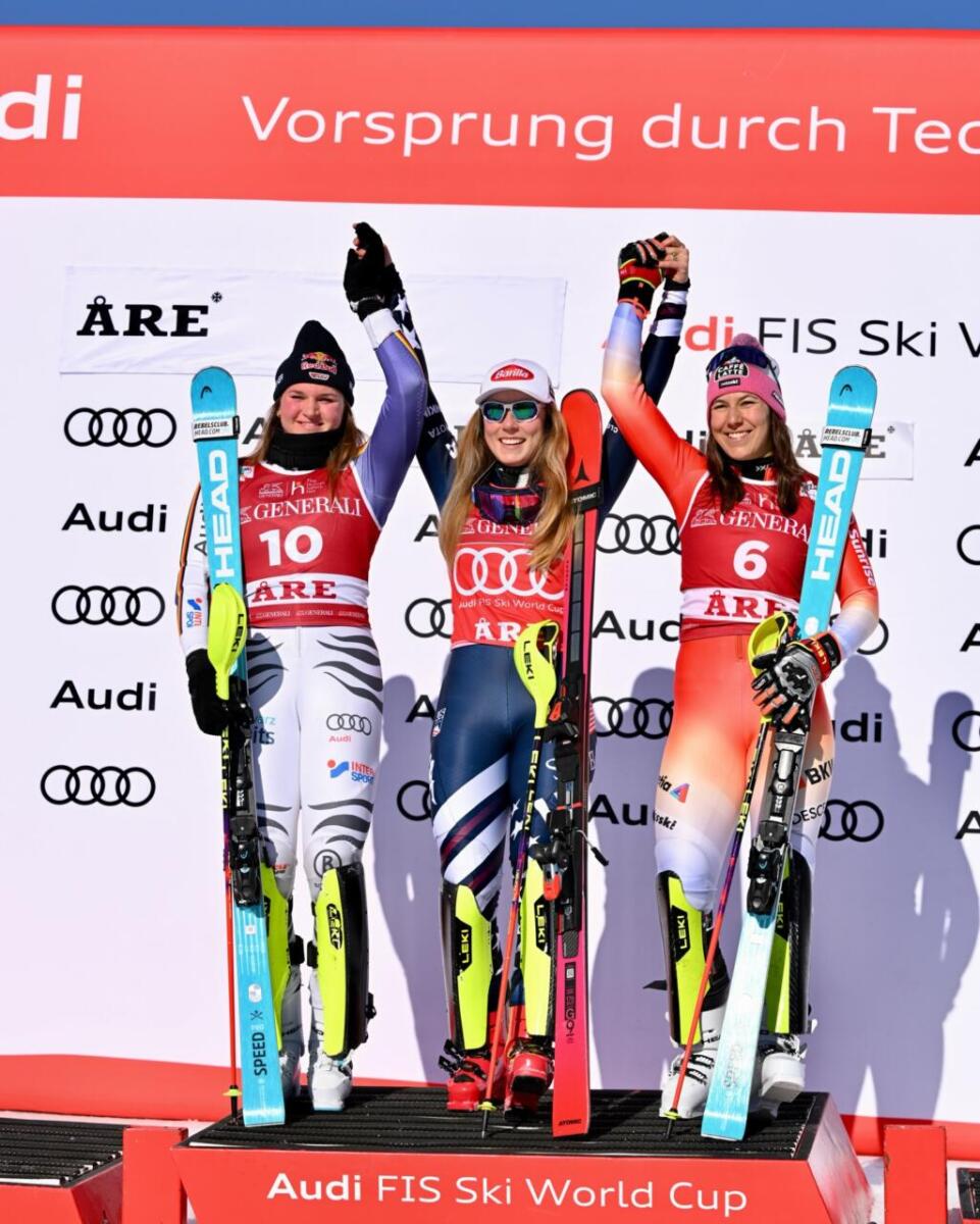 Mikaela Shiffrin vuelve a se la mejor en el eslalon de Are