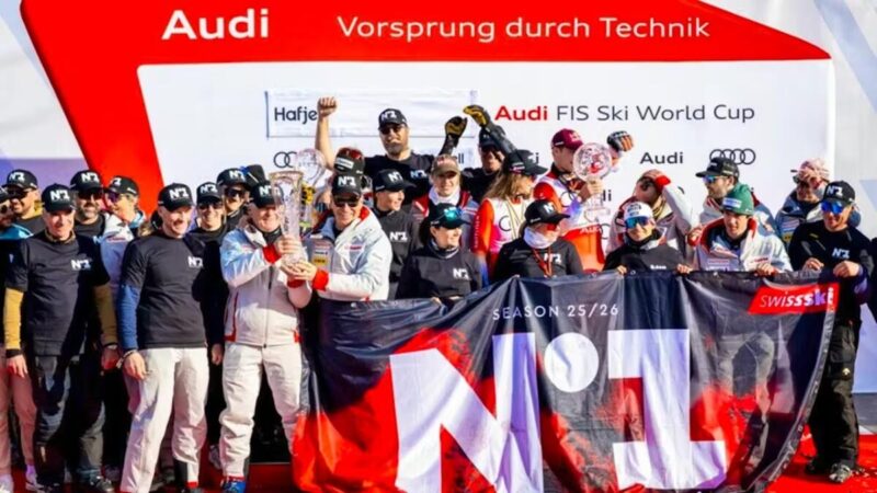 Por cuarta vez consecutiva, Suiza gana la Copa de Naciones de la Copa del Mundo de Esquí Alpino
