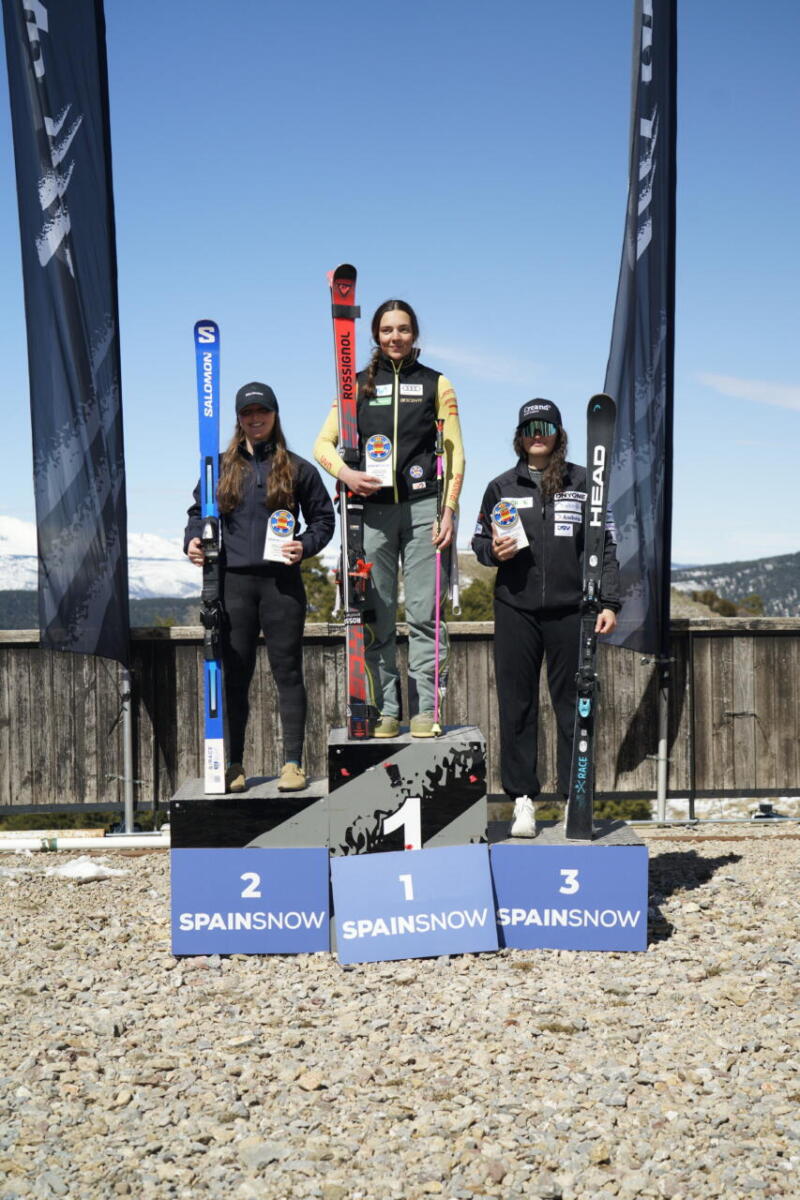 Nur Torres y Albert Ortega, campeones de España de Gigante en La Molina